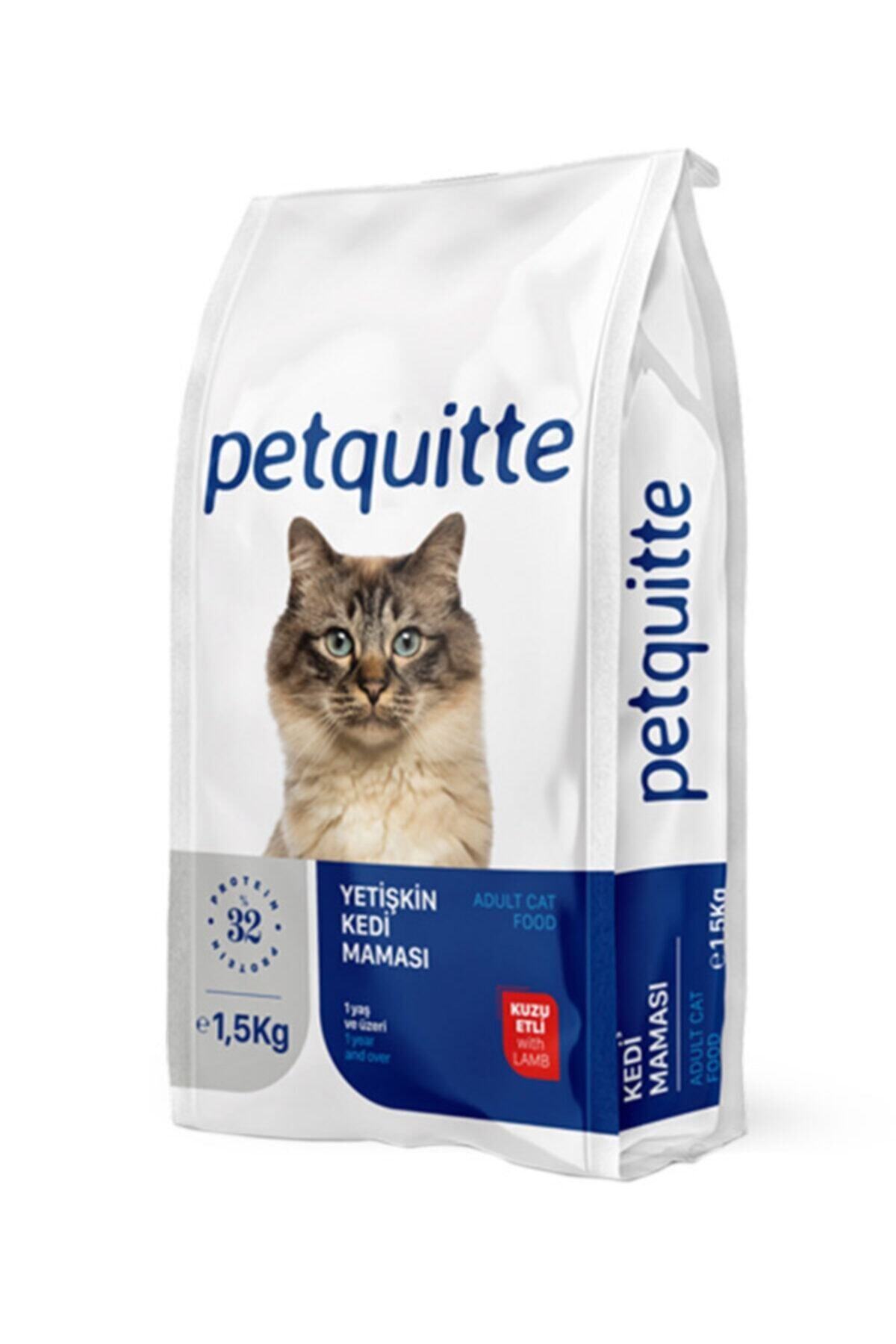 Petquitte Yetişkin Kuzu Etli Kedi Maması 1,5 kg