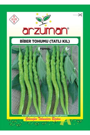 Arzuman Tatlı Kıl Biber Tohumu 10 Gr Image 0