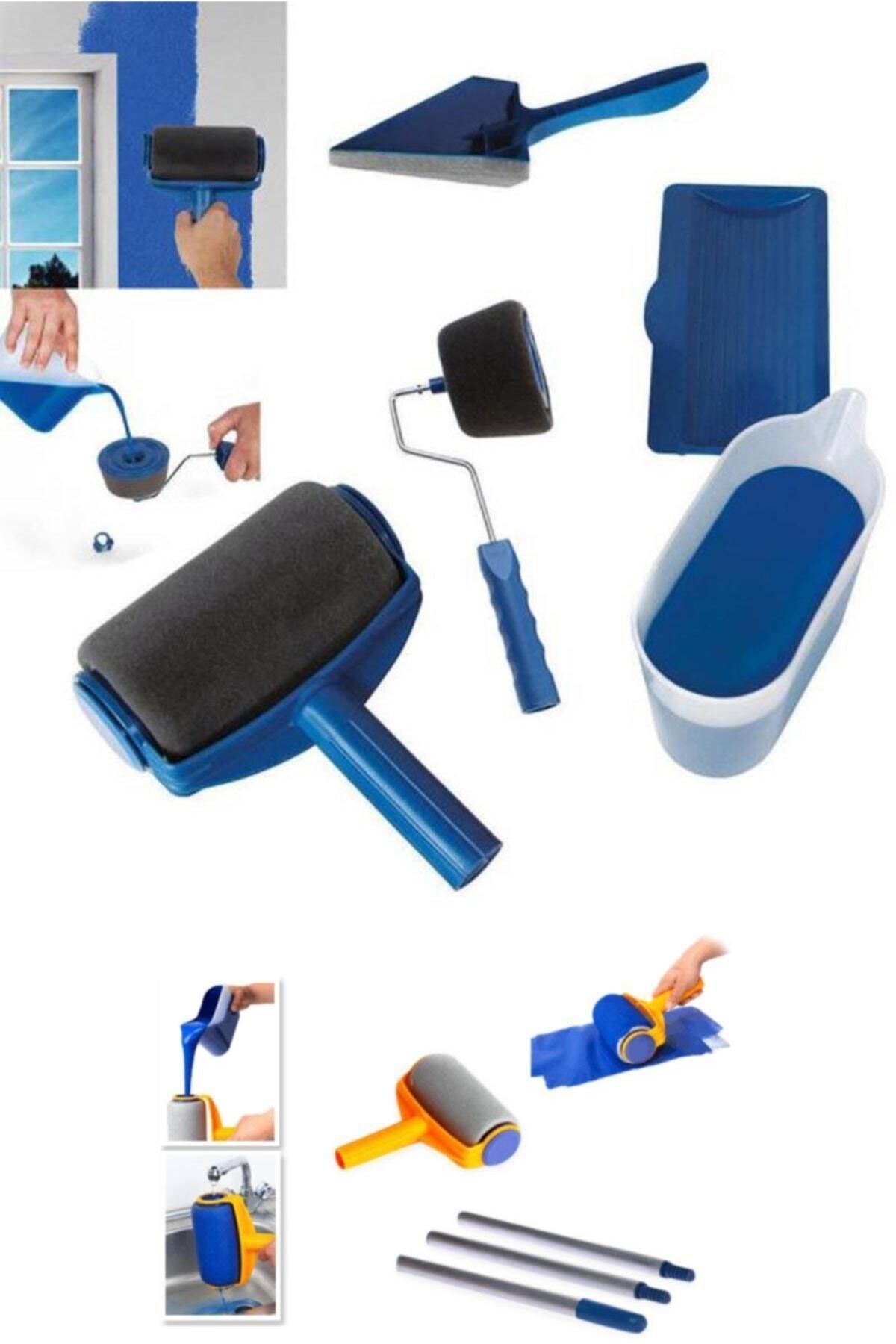buffer damlatmayan rulo boya fircasi kolay duvar tavan boyama seti paint roller fiyati yorumlari trendyol