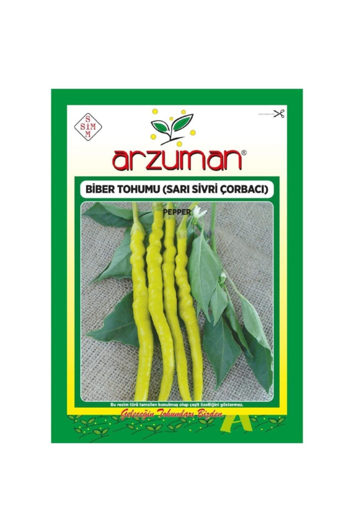 GüçlüTedarik Arzuman Çorbacı Biber Tohumu 1500 Adet Tohum 10 Gram