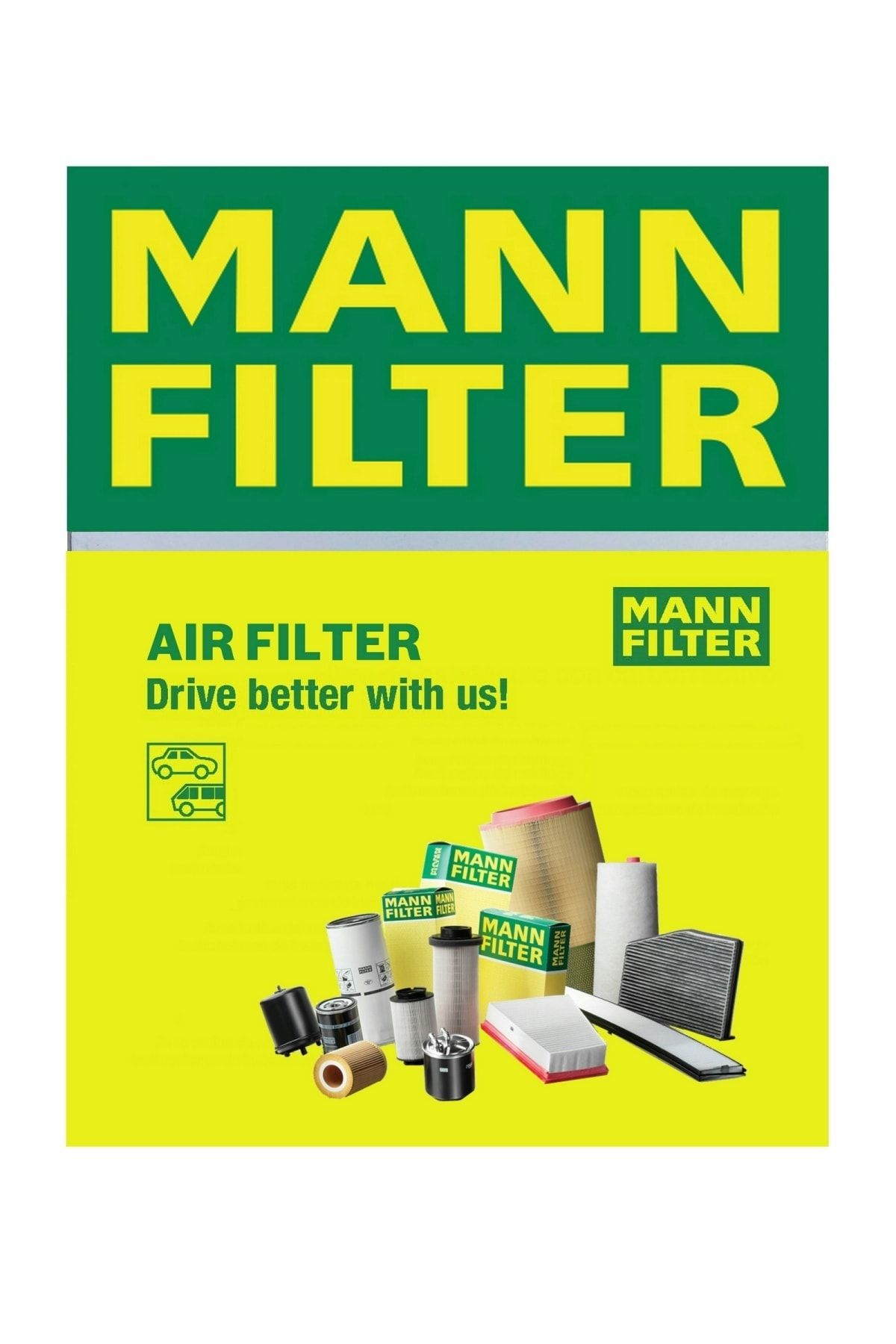 MANN Seat Altea Xl 1.6 Tdi 2006-2009 -filter Hava Filtresi