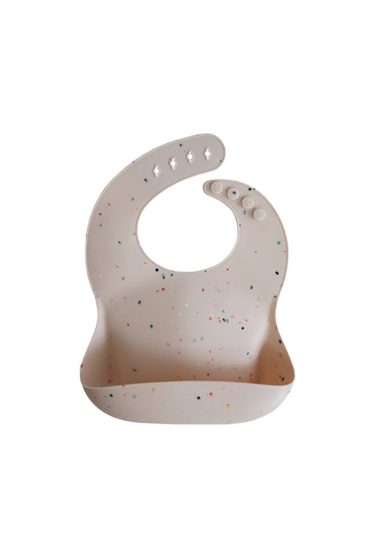 Mushie Silicone Bib Vanilla Confetti - Silikon Önlük Vanilya Konfeti