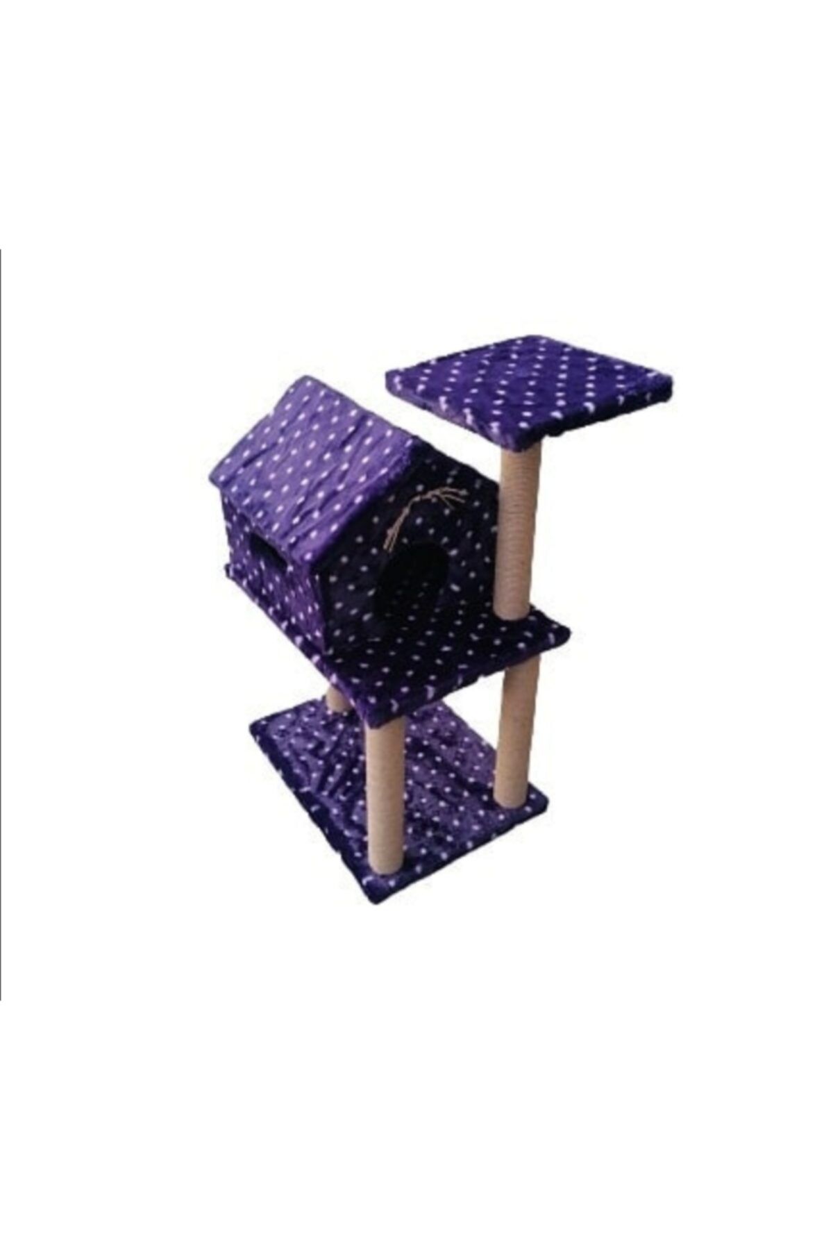 HAYAL PET 2 Katlı Kedi Evi Oturaklı