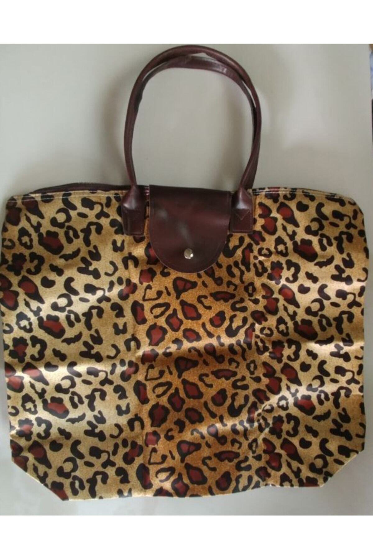 KorseShop Kalın Bez Kumaş Katlanabilir Çantası 57 cm x 50 cm