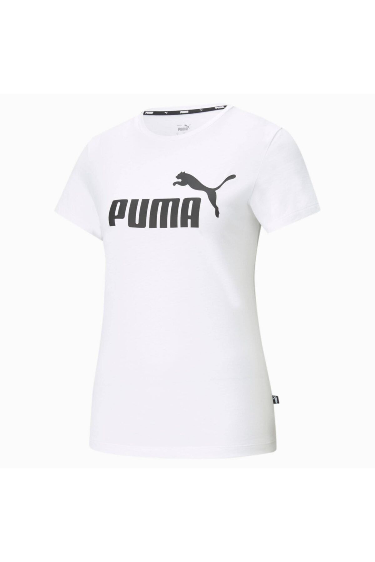 Puma Ess Logo Tee Kadın Beyaz Üst & T-shirt - 58677402