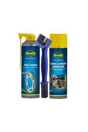 PUTOLİNE ZİNCİR BAKIM SET-2 TECH CHAİN & CHAİN ENGİNE & TEMİZLEME FIRÇASI Image 0