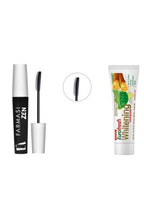 Zen Maskara Eurofresh Aloe Veralı Misvaklı Beyazlatıcı Diş Macunu 112 gr Image 0