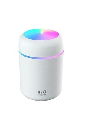 Humidifier 300 ml Ulrasonik Hava Nemlendirici Buhar Makinesi Ve Aroma Difüzörü  RGB Image 0