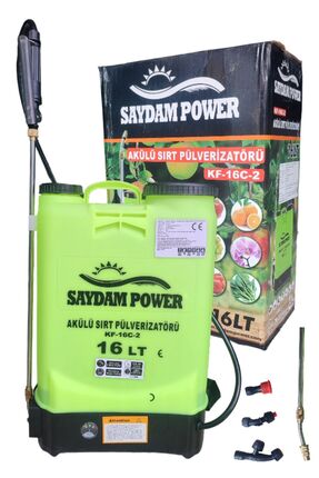 Saydam Power 16 Lt Akülü Ilaçlama Pompası Sırt Pülverizatörü Kf-16c-2 Image 0