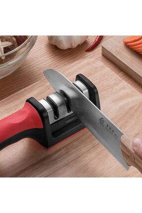 Profesyonel Bıçak Bileyici 3 Açılı Elmas El Bıçakları Bileme Image 2