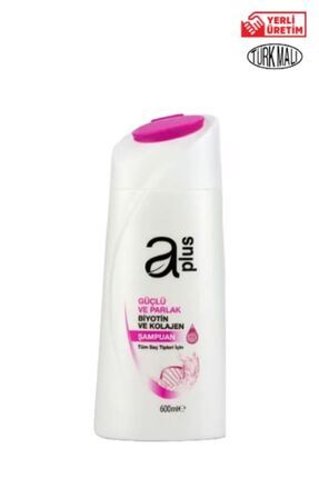 Aplus Şampuan 600ml Tüm Saçlar Için Biyotin Ve Kolajen Image 0