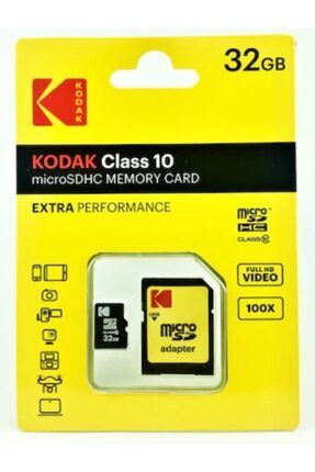 Extra 32gb Micro Sd Hafıza Kartı Ve Adaptör Sdhc Class 10 Image 0