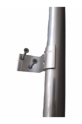 Alüminyum Duvar Merdiven Duş Banyo Tutamak (150cm) Gümüş Renk Image 5