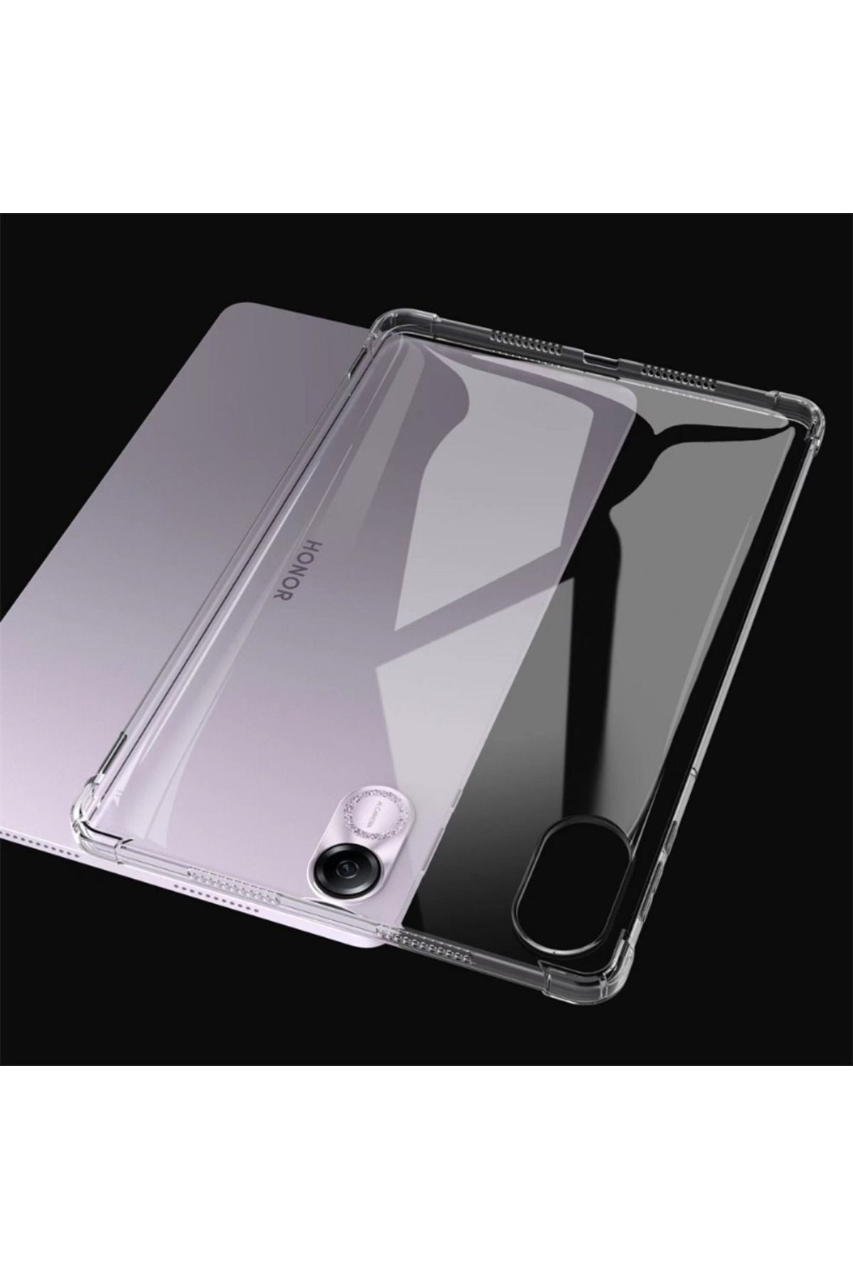 قاب تبلت سیلیکونی شفاف سازگار 11.5 اینچی Honor Pad X9 با محافظ گوشه