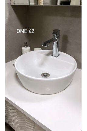 One Tezgah Üstü Çanak Lavabo 42 Cm (batarya Delikli) Image 0