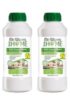2'li Mr. Wipes Konsantre Çok Amaçlı Temizleyici Beyaz Çıçek Kokulu 1000 ml Image 0