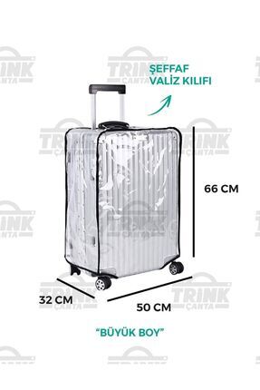 Şeffaf Bavul ve Valiz Kılıfı Image 0