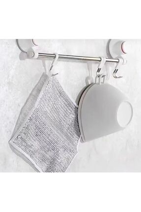 (2Adet) Çok Amaçlı İnox Çizilmez Tel Bulaşık Bezi Çelik Tel Banyo Lavabo Bezi Tel Bulaşık Bezi Image 7