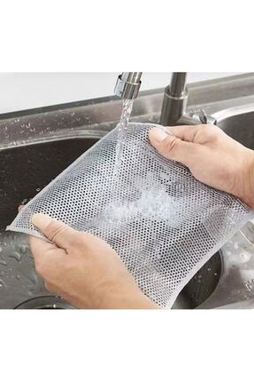 (2Adet) Çok Amaçlı İnox Çizilmez Tel Bulaşık Bezi Çelik Tel Banyo Lavabo Bezi Tel Bulaşık Bezi Image 5