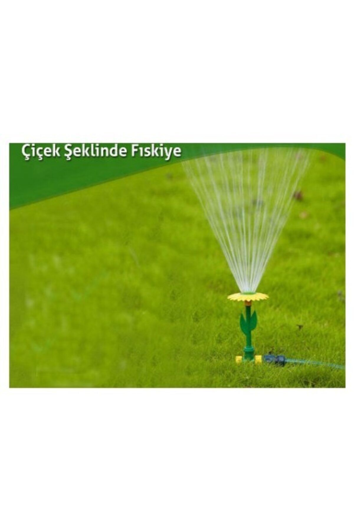 BRN STORE Çiçek Tasarımlı Bahçe Sulama Fıskiyesi Yağmurlama Fıskiye