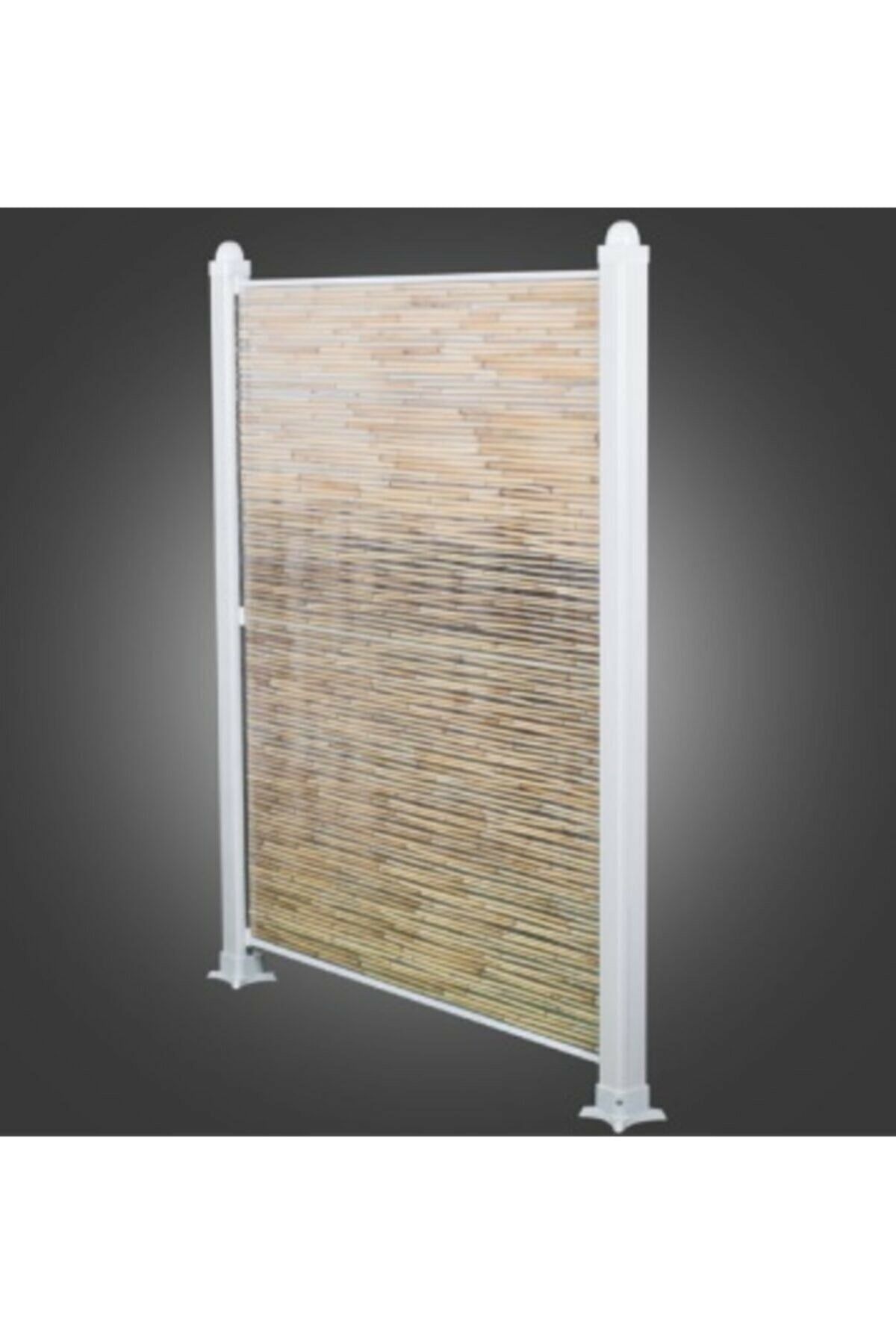 4A GROUPS Polibam Seperatör Panel (bambu) Plastik Ferforje Çit Paravan 100*135cm 125000-0111