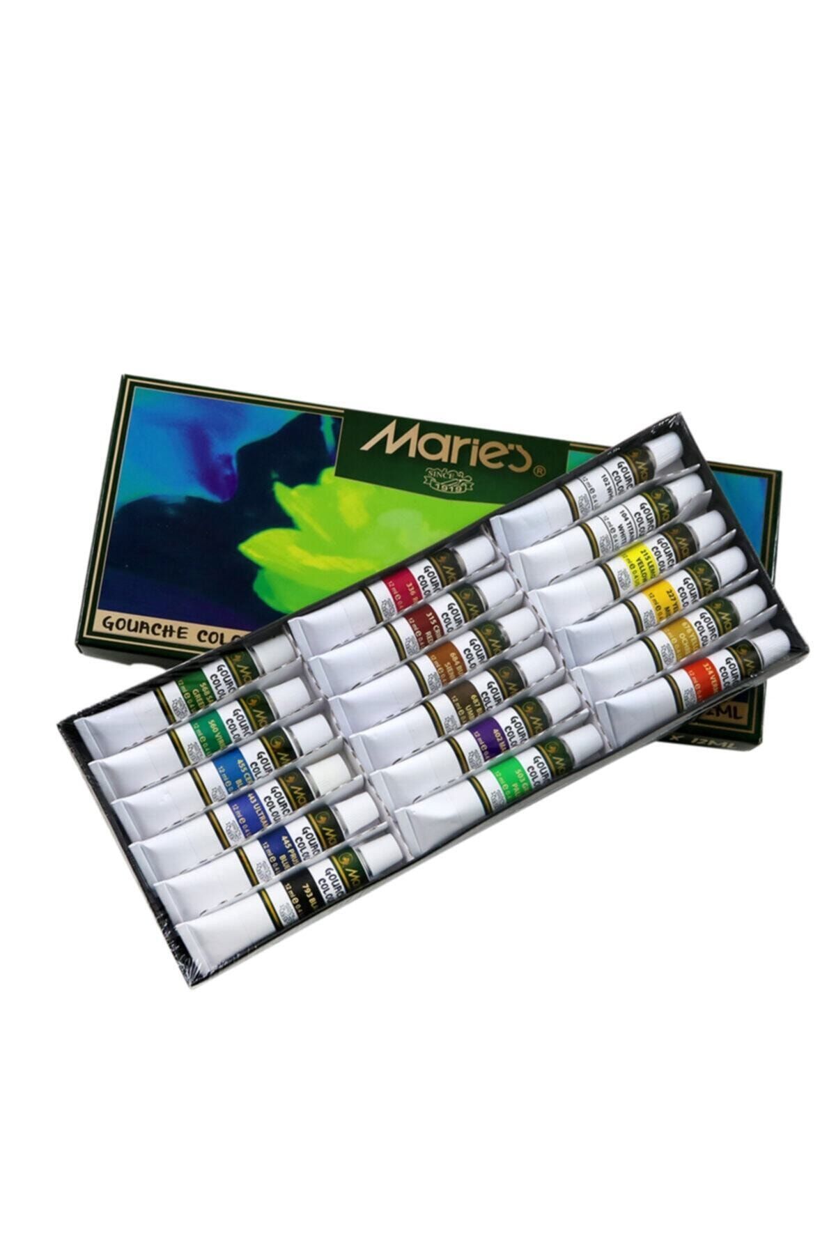 maries mrmar0015 guaj boya 12 ml 18 renk fiyati yorumlari trendyol