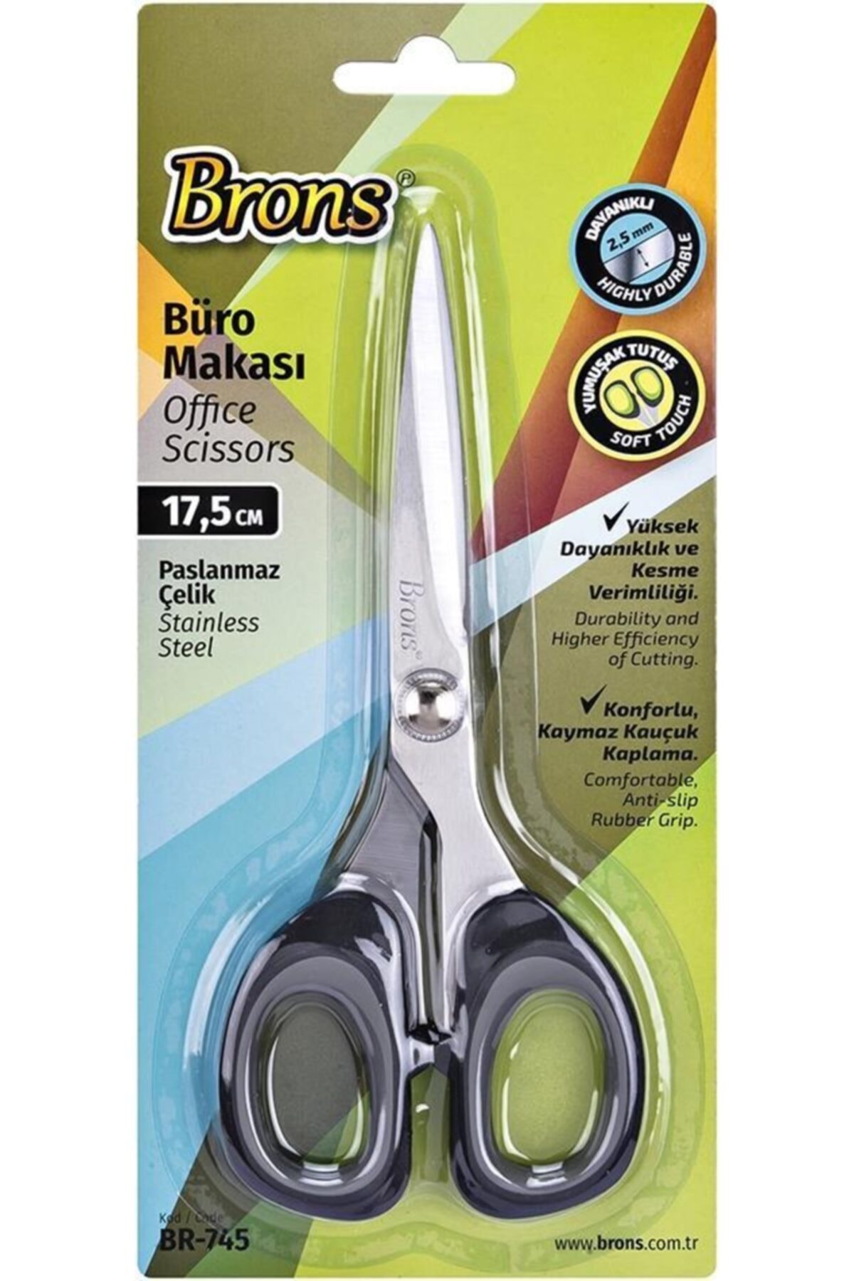 Brons Br-745 17.5 Cm Ofis Makası