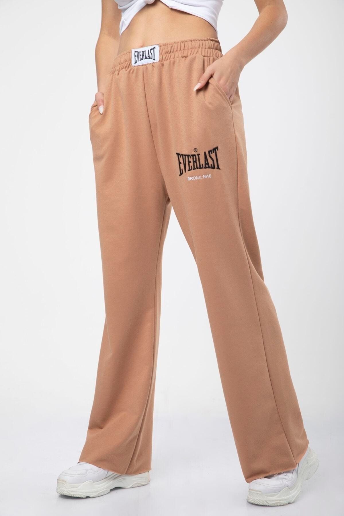 DR VIP Everlast Printed Wide Leg Summer Palazzo Sweatpants Trendyol