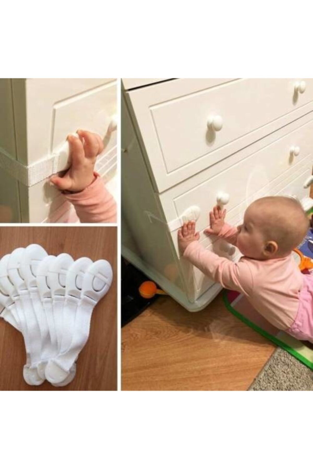 buglem cocuk bebek cekmece dolap beyaz esya guvenlik emniyet kilidi cok amacli kilit 10 adet fiyati yorumlari trendyol