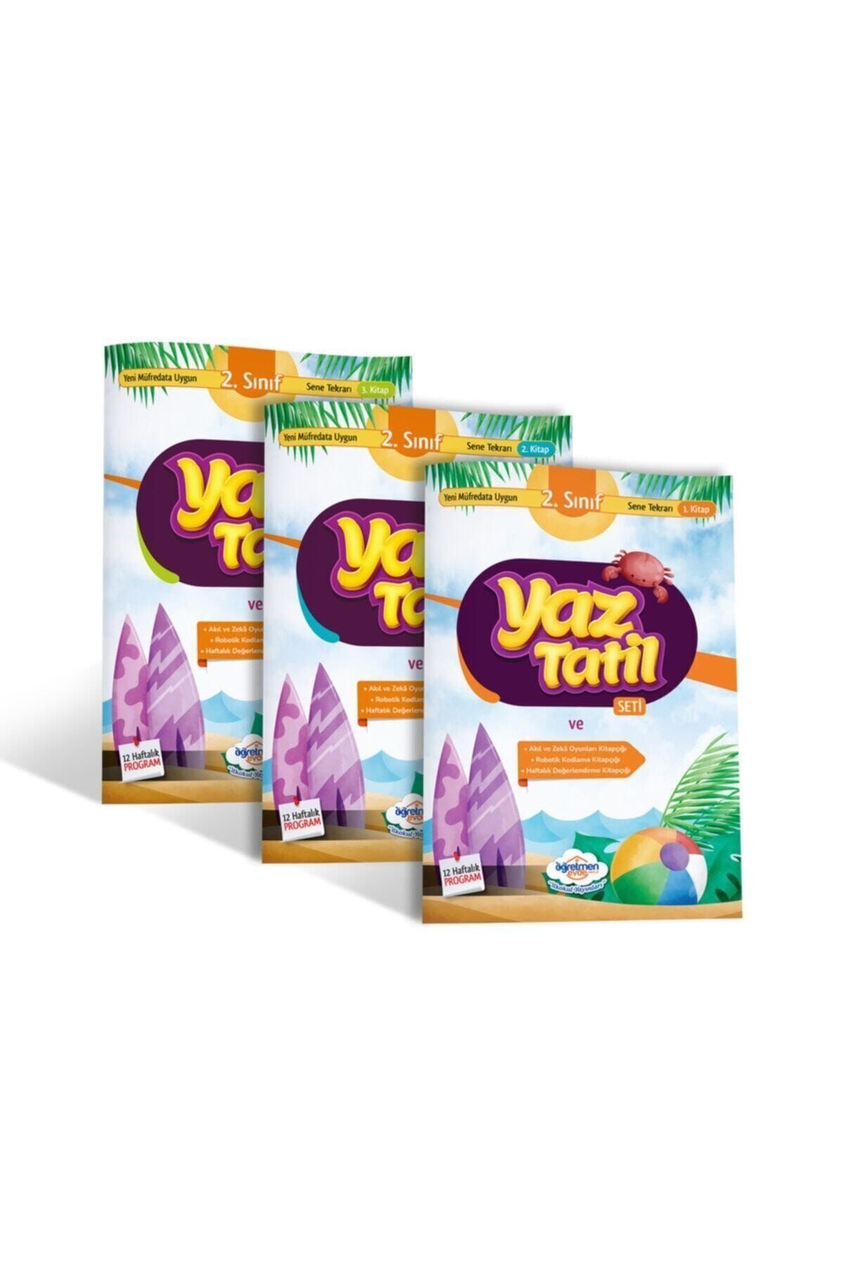 ogretmen evde ilkokul yayinlari 2 sinif yaz tatil kitabi seti 2020 2021 yeni ogretmen evde fiyati yorumlari trendyol