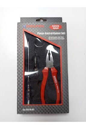 İZELTAŞ Pense Kontrol Kalemi Set (2 Parça) (Anahtarlık Hediyeli) 3020 00 1002 Image 0