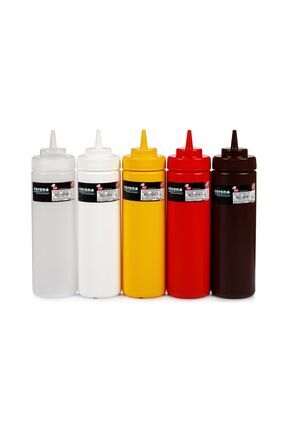 Ketçap & Mayonez Şişe Geniş Kapaklı 750 ml Beyaz ( 1 Adet Beyaz Gönderilir. ) Image 0