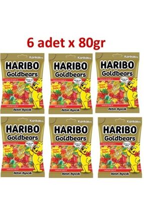 Harıbo Altın Ayıcık 80 Gr*6 Adet Image 0