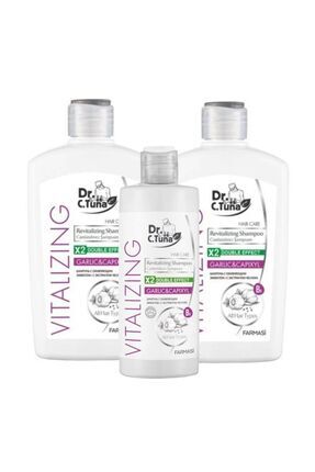 3'lü Şampuan - Dr.C.Tuna Sarımsaklı Şampuan 500 ml 2x ve 225 ml Image 0