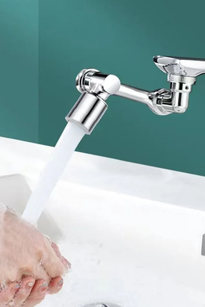 Robotik Kol Musluk Başlığı - Musluk Uzatma Aparatı Ucu 1080 Derece Dönebilen Image 0