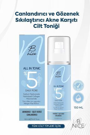 Canlandırıcı ve Gözenek Sıkılaştırıcı Akne Karşıtı Cilt Toniği - 150ML Image 0