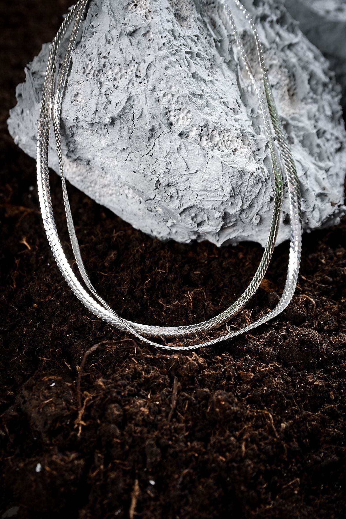 گردنبند شاه ماهی نقره 925 زنجیر یونیسکس