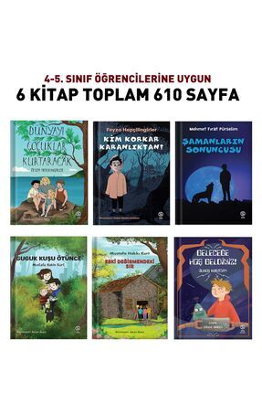 4-5. Sınıf Için Okuma Kitapları 6 Kitap 610 Sayfa Image 0