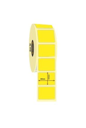 40x60 Mm Fosforlu Sarı Kuşe Kağıdı 500 Adet Sarım Image 0