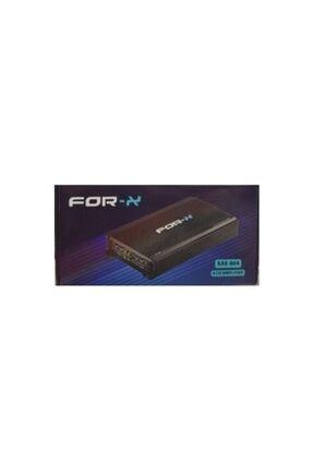 Forx-804 Stero Ve Mono 4000w Bass Kumandalı 4ohm 4x80rms Image 0