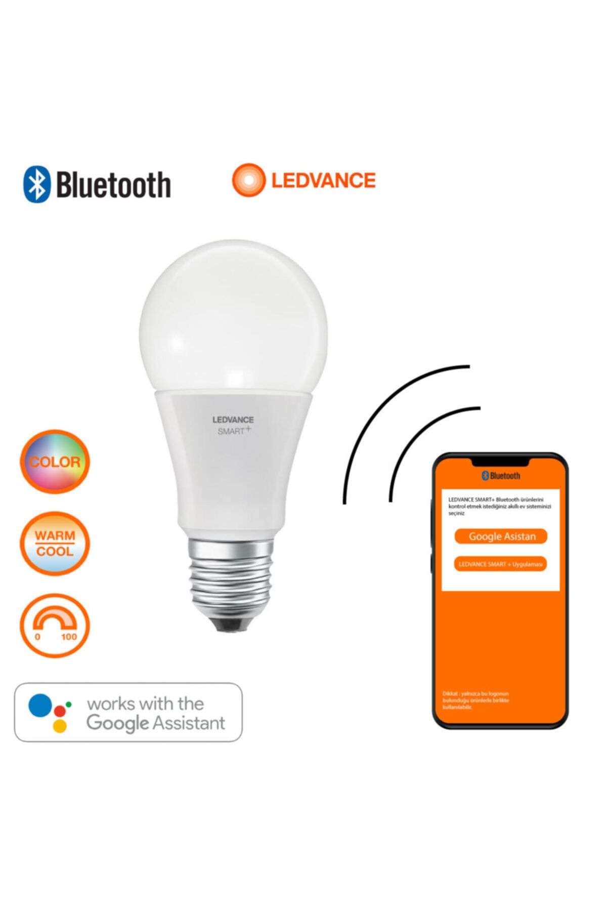 ledvance 9w akilli bluetooth kontrollu rgb led ampul fiyati yorumlari trendyol