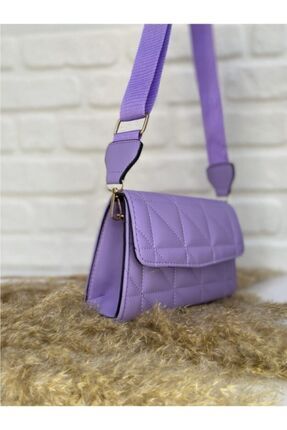 Lila Purse Kolon Askılı Kadın Omuz Çantası Image 0