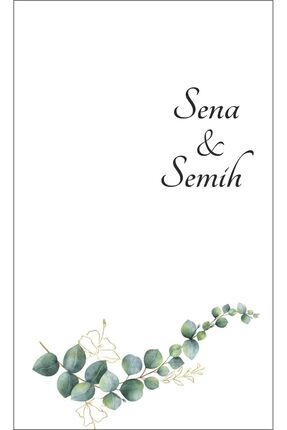 Söz, Nişan, Nikah. Düğün Hatırası Kartı 49 Adet 9,5 X 15 Cm Image 0