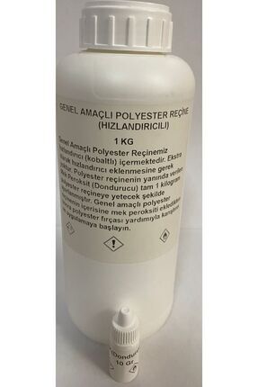 Genel Amaçlı Polyester Reçine Hızlandırıcılı Polyester(CAMELYAF)1kg 10gr Dondurucu Image 0