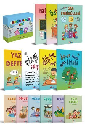 Elat 1. Sınıf Okuma Yazma Seti | 32 Kitap - 5.6.7. Yaş - Kollektif Image 0