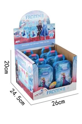 FROZEN standlı çanta seti Elsa Anna bavul sürpriz içerikli Image 5