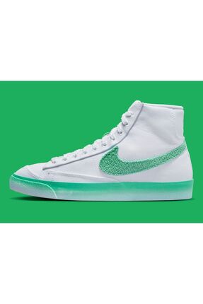 Kadın Beyaz-Yeşil Blazer Mid '77 Spor Ayakkabı Cz Image 6