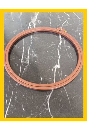 Plastik Vidalı Kasnak Büyük Boy 25 Cm Ahşap Görünümlü Plastik Vidalı Kasnak Nakış Kasnağı Image 0