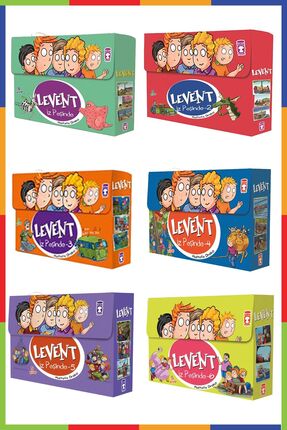 Levent Iz Peşinde 1 - 2 - 3 - 4 - 5 - 6 - (6 Full Set) - 30 Kitap Image 0