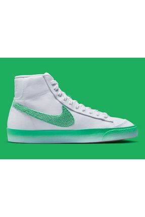 Kadın Beyaz-Yeşil Blazer Mid '77 Spor Ayakkabı Cz Image 0